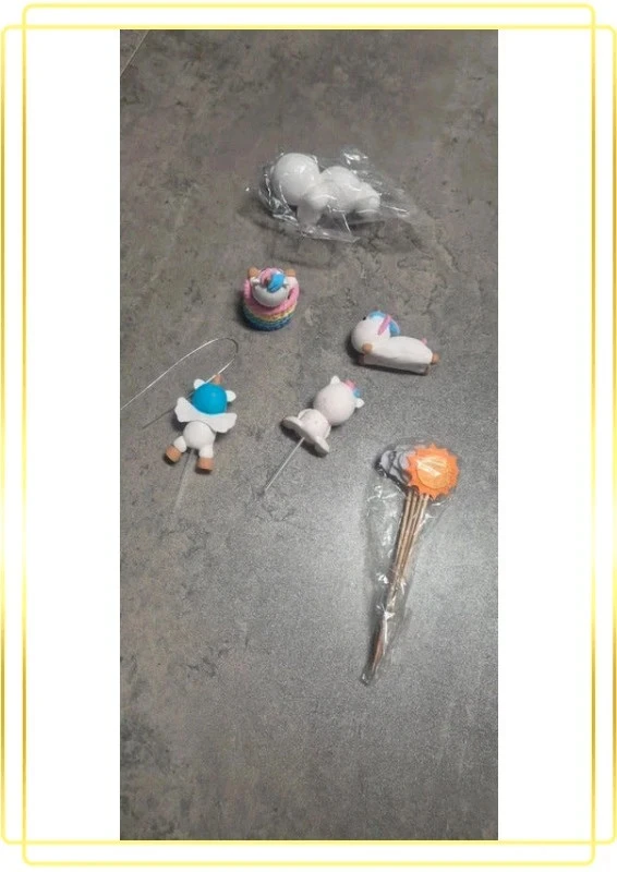 Set decoratie voor een eenhoorn taart – photo 2
